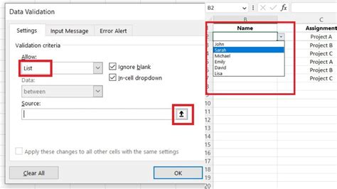 dounlist|Create a Drop Down List in Excel